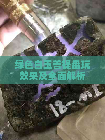 绿色白玉菩提盘玩效果及全面解析