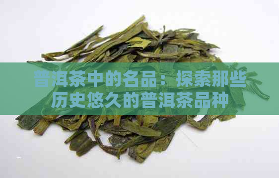 普洱茶中的名品：探索那些历史悠久的普洱茶品种