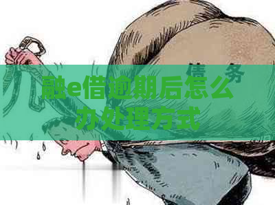 融e借逾期后怎么办处理方式