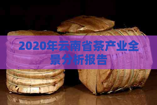 2020年云南省茶产业全景分析报告