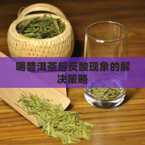 喝普洱茶后反酸现象的解决策略