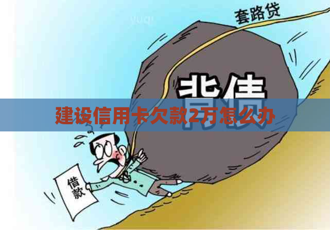 建设信用卡欠款2万怎么办