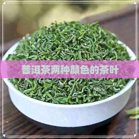 普洱茶两种颜色的茶叶