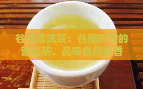 谷瑜普洱茶：谷雨时节的普洱茶，品味自然醇香