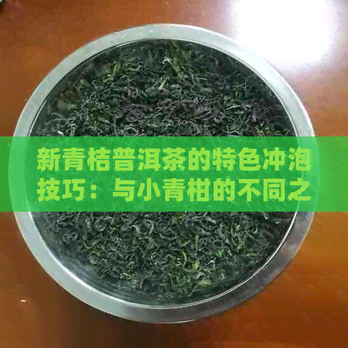 新青桔普洱茶的特色冲泡技巧：与小青柑的不同之处在哪里？