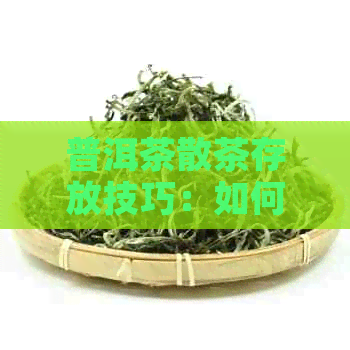 普洱茶散茶存放技巧：如何保持品质与新度