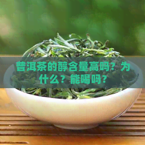 普洱茶的醇含量高吗？为什么？能喝吗？