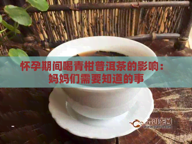 怀孕期间喝青柑普洱茶的影响： 妈妈们需要知道的事