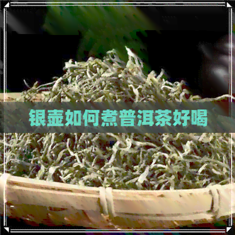 银壶如何煮普洱茶好喝