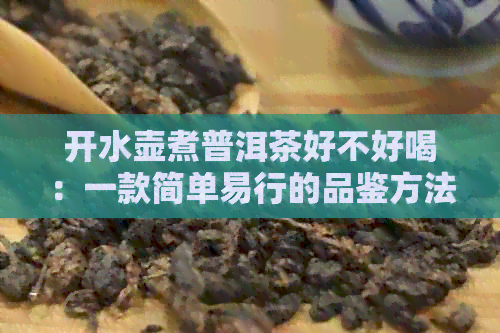 开水壶煮普洱茶好不好喝：一款简单易行的品鉴方法