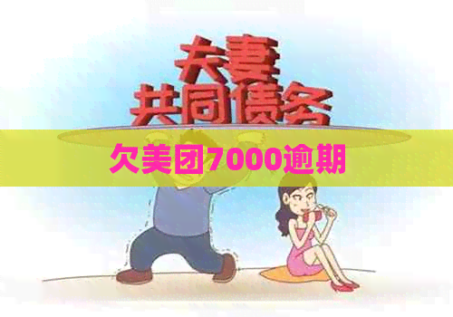 欠美团7000逾期