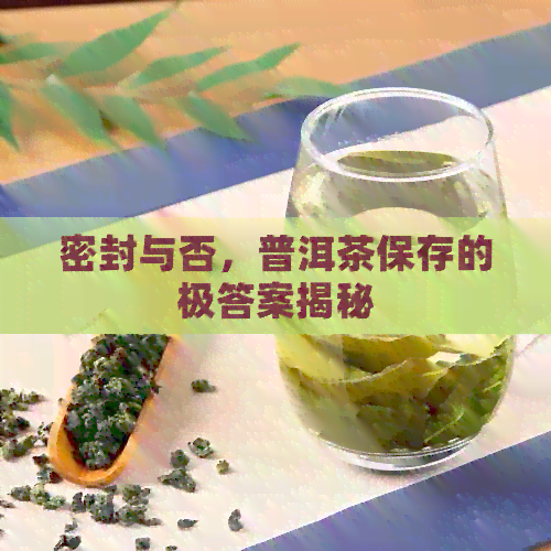 密封与否，普洱茶保存的极答案揭秘