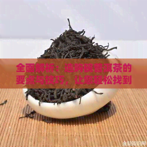 全面解析：选购碗普洱茶的要点与技巧，让您轻松找到品茗体验