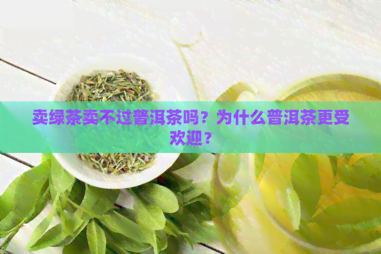 卖绿茶卖不过普洱茶吗？为什么普洱茶更受欢迎？