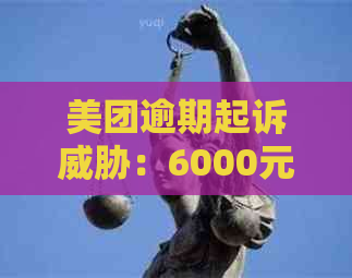 美团逾期起诉：6000元逾期10天，短信提醒起诉。