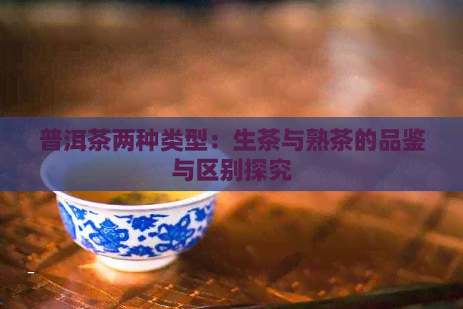 普洱茶两种类型：生茶与熟茶的品鉴与区别探究