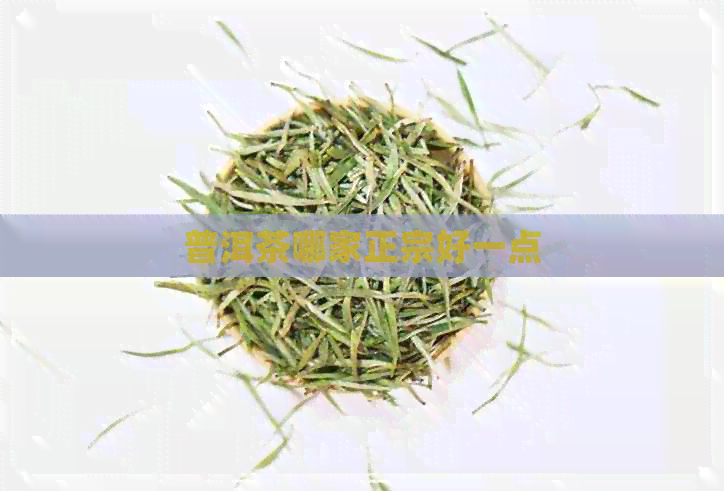 普洱茶哪家正宗好一点