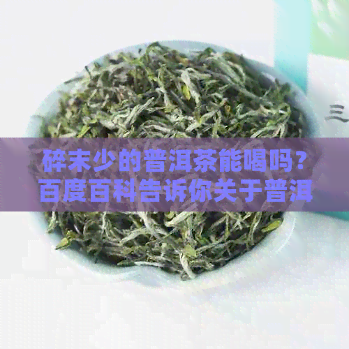 碎末少的普洱茶能喝吗？百度百科告诉你关于普洱茶碎末的信息。