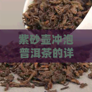 紫砂壶冲泡普洱茶的详细步骤：从选择茶叶到倒茶完成的全面指南