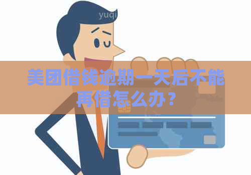 美团借钱逾期一天后不能再借怎么办？