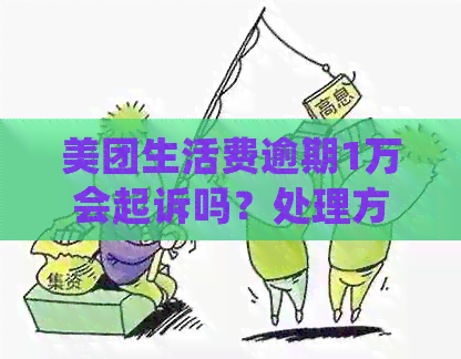 美团生活费逾期1万会起诉吗？处理方法和可能后果