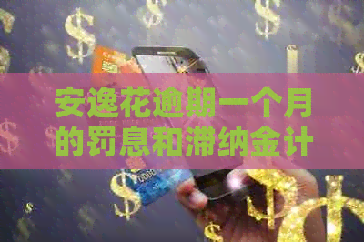 安逸花逾期一个月的罚息和滞纳金计算方法，以及可能影响个人信用的因素