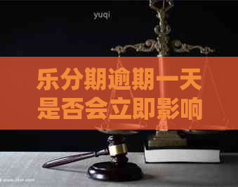 乐分期逾期一天是否会立即影响记录？