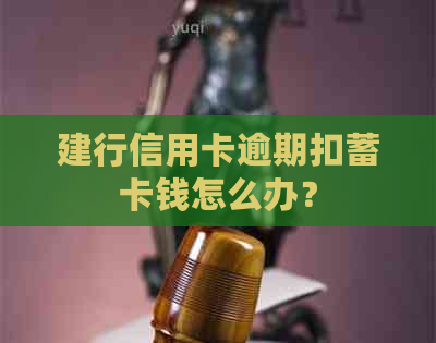 建行信用卡逾期扣蓄卡钱怎么办？