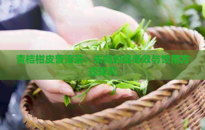 青桔柑皮普洱茶：未知的健奇效与饮用方式探究