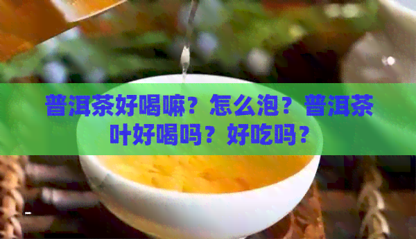 普洱茶好喝嘛？怎么泡？普洱茶叶好喝吗？好吃吗？