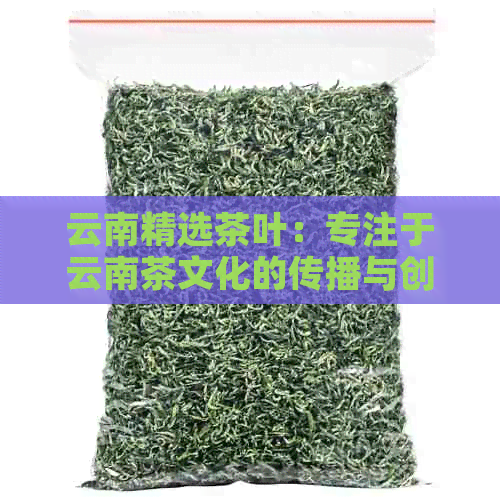 云南精选茶叶：专注于云南茶文化的传播与创新