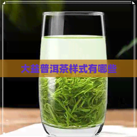 大益普洱茶样式有哪些