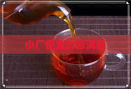 小厂便宜的普洱茶