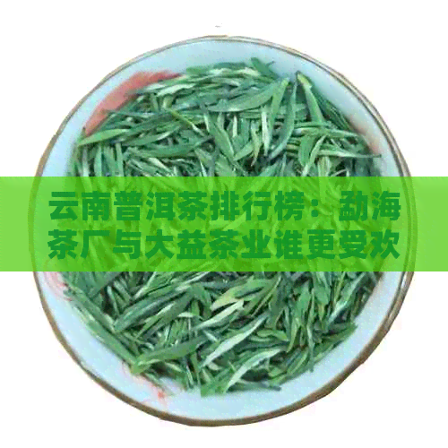 云南普洱茶排行榜：勐海茶厂与大益茶业谁更受欢迎？