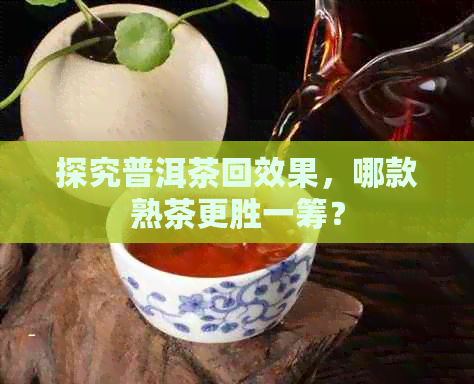 探究普洱茶回效果，哪款熟茶更胜一筹？