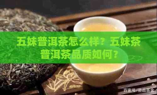 五妹普洱茶怎么样？五妹茶普洱茶品质如何？