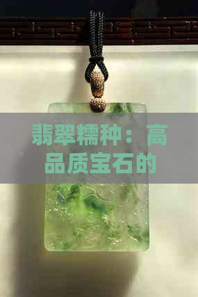 翡翠糯种：高品质宝石的独特魅力与价值解析