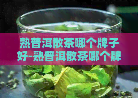 熟普洱散茶哪个牌子好-熟普洱散茶哪个牌子好喝