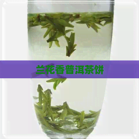 兰花香普洱茶饼