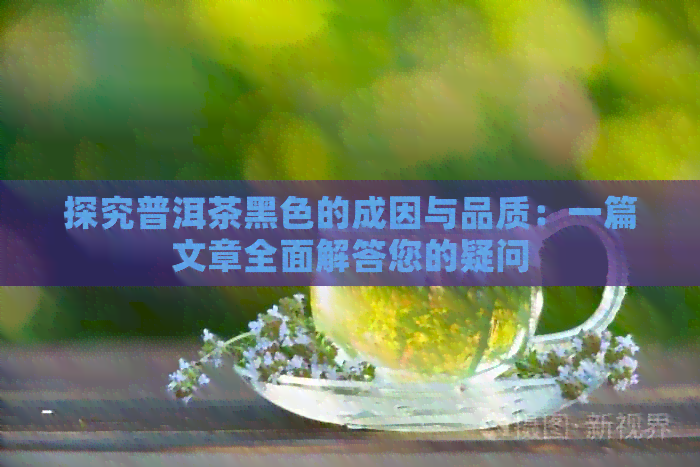 探究普洱茶黑色的成因与品质：一篇文章全面解答您的疑问