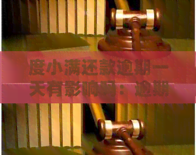 度小满还款逾期一天有影响吗：逾期一天的后果与应对措