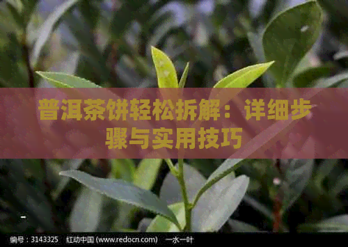 普洱茶饼轻松拆解：详细步骤与实用技巧