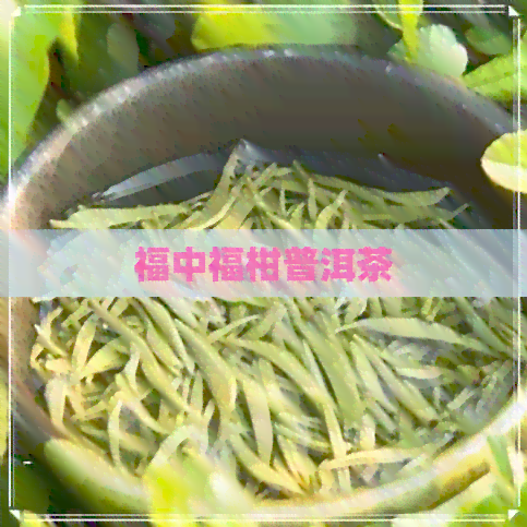 福中福柑普洱茶