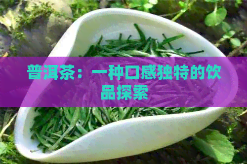 普洱茶：一种口感独特的饮品探索