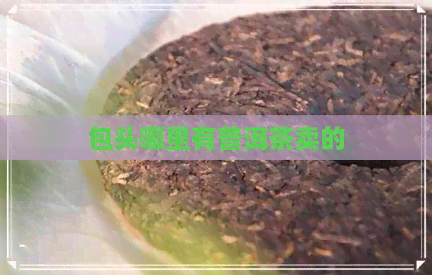 包头哪里有普洱茶卖的