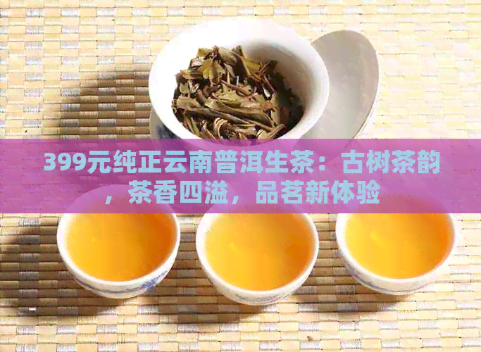 399元纯正云南普洱生茶：古树茶韵，茶香四溢，品茗新体验