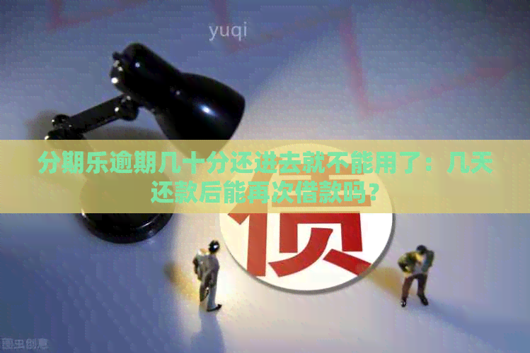 逾期几十分还进去就不能用了：几天还款后能再次借款吗？