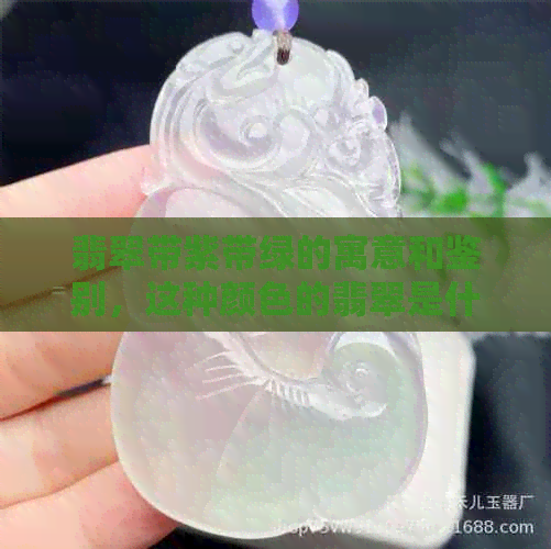 翡翠带紫带绿的寓意和鉴别，这种颜色的翡翠是什么货？