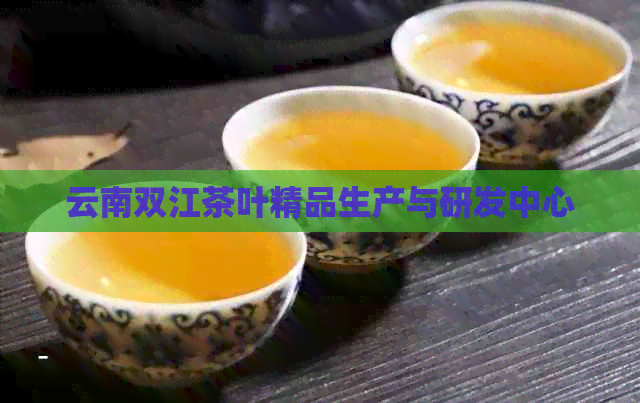 云南双江茶叶精品生产与研发中心