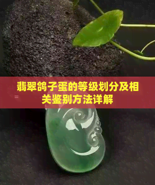 翡翠鸽子蛋的等级划分及相关鉴别方法详解